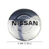 4pcs/set 56mm Nissan Nismo GTR Car Wheel Center Hub Sticker Decal