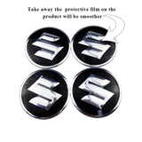 4pcs/set 56mm Suzuki Car Wheel Center Hub Sticker Decal