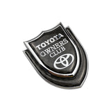 Toyota Shield Carbon Fiber Car Rear Sticker Window Emblem Badge Decal