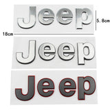 Jeep ABS Car Front Hood Emblem Badge Auto Body Side Sticker Rear Decal