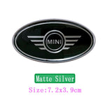MINI Cooper Elliptical Metal Car Window Sticker Emblem Badge Decal
