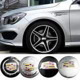 56mm 60mm 65mm Cadillac Car Wheel Center Hub Sticker Decal