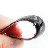 4pcs/set Lincoln Carbon Fiber Car Door Anti-Scratch Sticker Door Side Protection Bumper Strips
