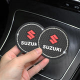 2PCS Suzuki Diamond Car Water Coaster Cup Mat