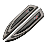 2pcs SEAT Cupra FR Logo Metal Car Side Fender Emblem Sticker Decal
