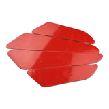 4pcs/set Peugeot Carbon Fiber Car Door Anti-Scratch Sticker Door Side Protection Bumper Strips