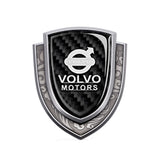 Volvo Metal Carbon Fiber Shield Car Rear Sticker Auto Window Emblem Badge Decal