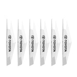 6pcs Toyota TPU Car Door Anti-collision Protective Stickers Bumper Strip Decal