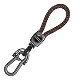 Audi Braided Rope Car Keychain Keyring Pendant