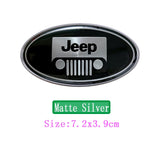 Jeep Elliptical Metal Car Window Sticker Emblem Badge Decal