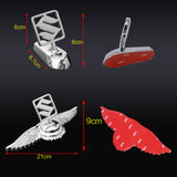Suzuki Angle Wings Metal Car Front Hood Bonnet Sticker Emblem Badge