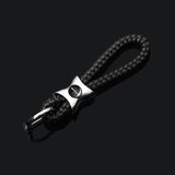 Mercedes Benz AMG Smart Apple Tree Logo Braided Rope Car Keychain Keyring