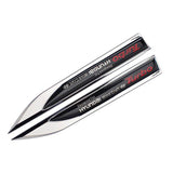 2pcs Hyundai Logo Metal Car Sider Fender Sticker Emblem Badge