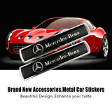2pcs Mercedes Benz AMG Brabus Metal Car Sticker Emblem Badge Decal Decoration