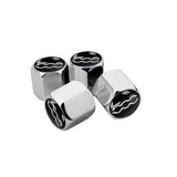 4pcs/set Fiat 500 Car Air Valve Stem Cap Auto Tyre Valve Covers