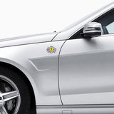 Ferrari Double Lion Metal Car Rear Sticker Auto Window Emblem Badge Decal