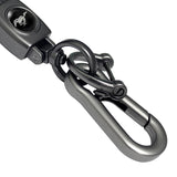 Ford Mustang Braided Rope Car Keychain Keyring Pendant
