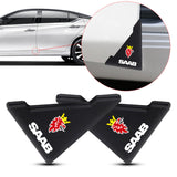 2PCS SAAB Car Door Corner Edge Cover Anti-Scratch Protective Sticker