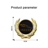 Jaguar Metal Car Rear Sticker Trunk Emblem Badge Decal
