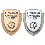 Lincoln Metal Shield Car Rear Sticker Auto Window Emblem Badge Decal