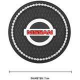2PCS Nissan NISMO Diamond Car Water Coaster Cup Mat