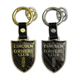 Lincoln Carbon Fiber Car Keychain Pendant