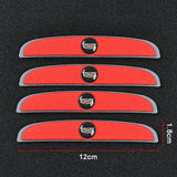 4pcs/set Cadillac Car Door Mirror Side Anti Collision Sticker Bumper Strips