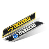2pcs Mazda Logo Car Fender Side Sticker Decal Emblem Badge