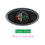 Alfa Romeo Elliptical Metal Car Window Sticker Emblem Badge Decal