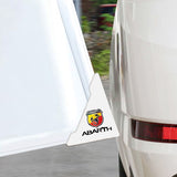 2PCS Abarth Car Door Corner Edge Cover Anti-Scratch Protective Sticker