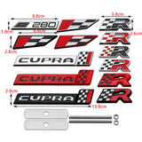 SEAT CUPRA Logo Metal Car Front Hood Grille Emblem Bagde Rear Sticker Decal