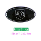 Dodge Elliptical Metal Car Window Sticker Emblem Badge Decal