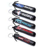 Ford Mustang ST RS Racing Carbon Fiber Car Keyring Keychain