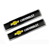 2pcs Chevrolet Metal Car Sticker Emblem Badge Decal Decoration