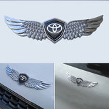 Toyota Metal Wings Car Front Sticker Emblem Badge Decal