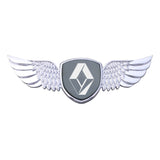 Renault Logo Metal Wings Car Front Hood Bonnet Center Sticker Emblem
