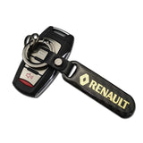 Renault Carbon Fiber Car Logo Keychain Keyring