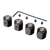 4pcs/set Cadillac Anti-Theft Car Air Valve Stem Cap Auto Tyre Valve Covers