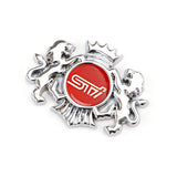 Subaru STI Double Lion Metal Car Rear Sticker Auto Window Emblem Badge Decal