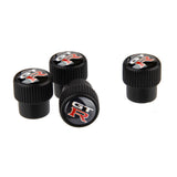 4pcs/set Nissan Nismo GTR Logo Car Air Valve Stem Caps Auto Tyre Valve Covers