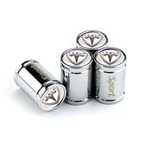 4pcs Tesla Logo Car Tire Valve Caps