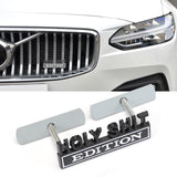Jeep Holyshit Edition Metal Car Front Grille Emblem Badge Auto Rear Sticker Decal