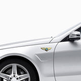 BMW Angle Wings Metal Car Front Center Sticker Grille Emblem