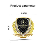 Mercedes Benz Metal Diamond Car Rear Sticker Auto Window Emblem Badge Decal