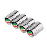 4pcs/set Alfa Romeo Logo Car Air Valve Stem Caps Auto Tyre Valve Covers