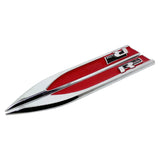 2pcs Volkswagen Rline GTI GTD Logo Metal Car Side Fender Sticker Emblem Badge Decal Decoration