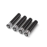 4pcs/set Suzuki Logo Carbon Fiber Car Door Bolt Lock Pins Gate Lock Screws