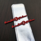 2pcs Alfa Romeo Metal Car Body Sticker Emblem Badge Decal