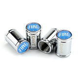 4pcs Fiat Logo Car Tire Valve Caps