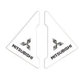 2PCS Mitsubishi Car Door Corner Edge Cover Anti-Scratch Protective Sticker
